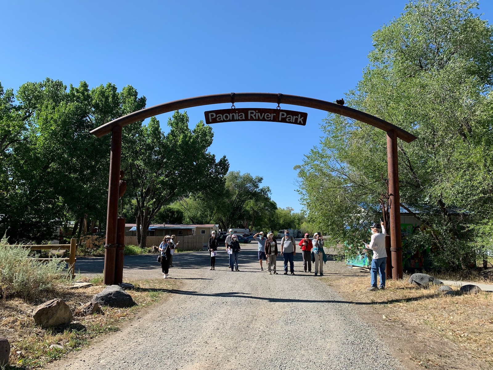 Image of the entrance at Paonia River Park in Colorado