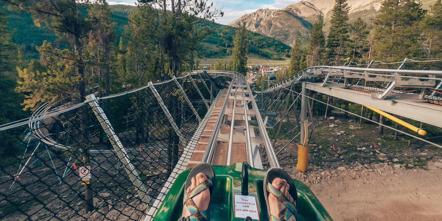 Image of the Rocky Mountain Coaster at Copper Mountain in Colorado