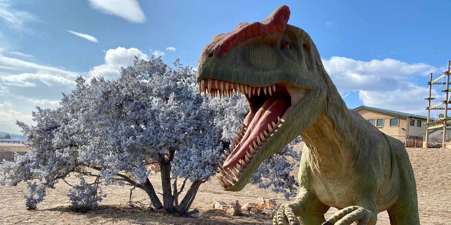 Image of a dinosaur at Royal Gorge Dinosaur Experience in Canon City, Colorado