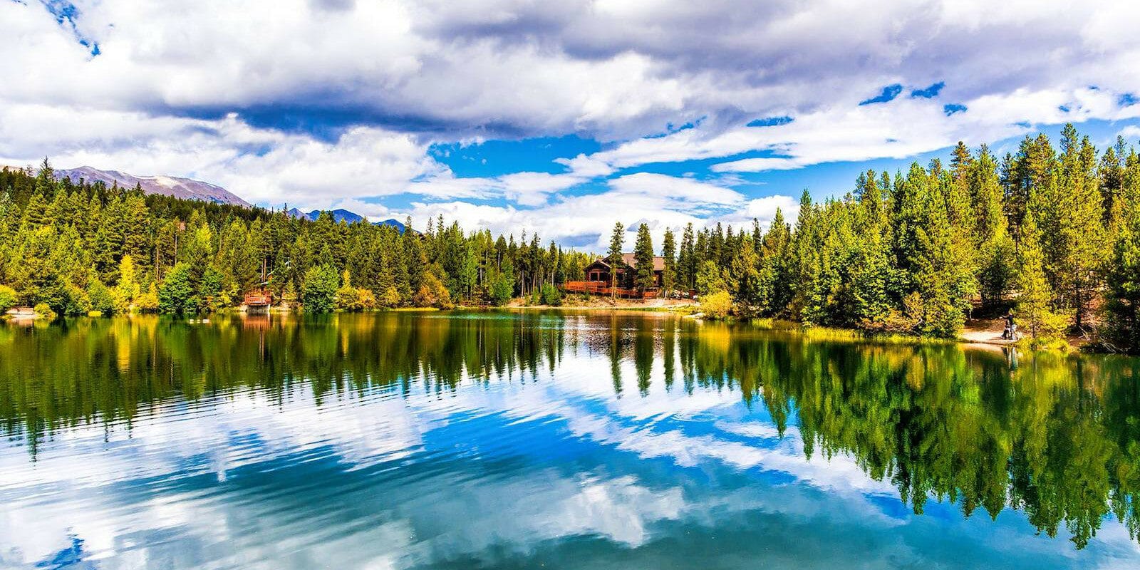 Image of the Sawmill Reservoir in Breckenridge, Colorado