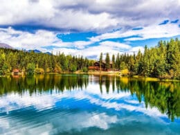 Image of the Sawmill Reservoir in Breckenridge, Colorado