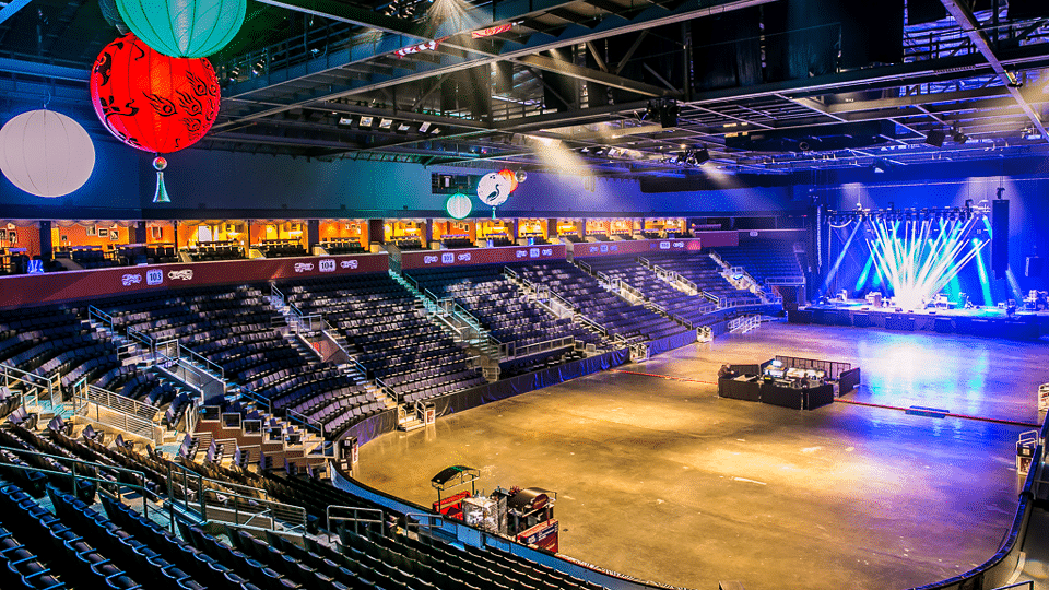 Image of the interior of the 1STBank Center in Bloomfield, Colorado