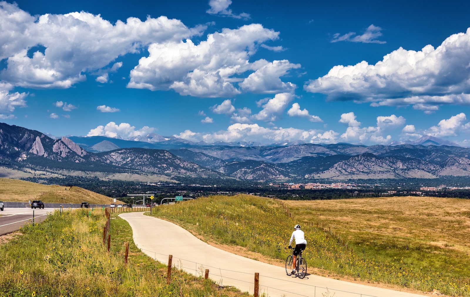 Biking to Boulder, Colorado