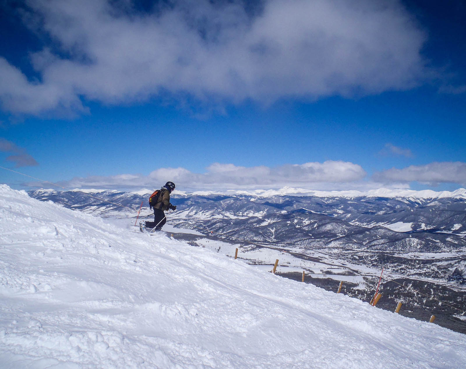 Skiing at Breckenridge, CO
