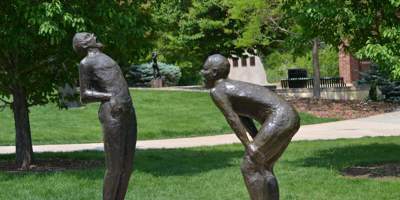 Image of a sculpture in Benson Sculpture Garden in Loveland, Colorado