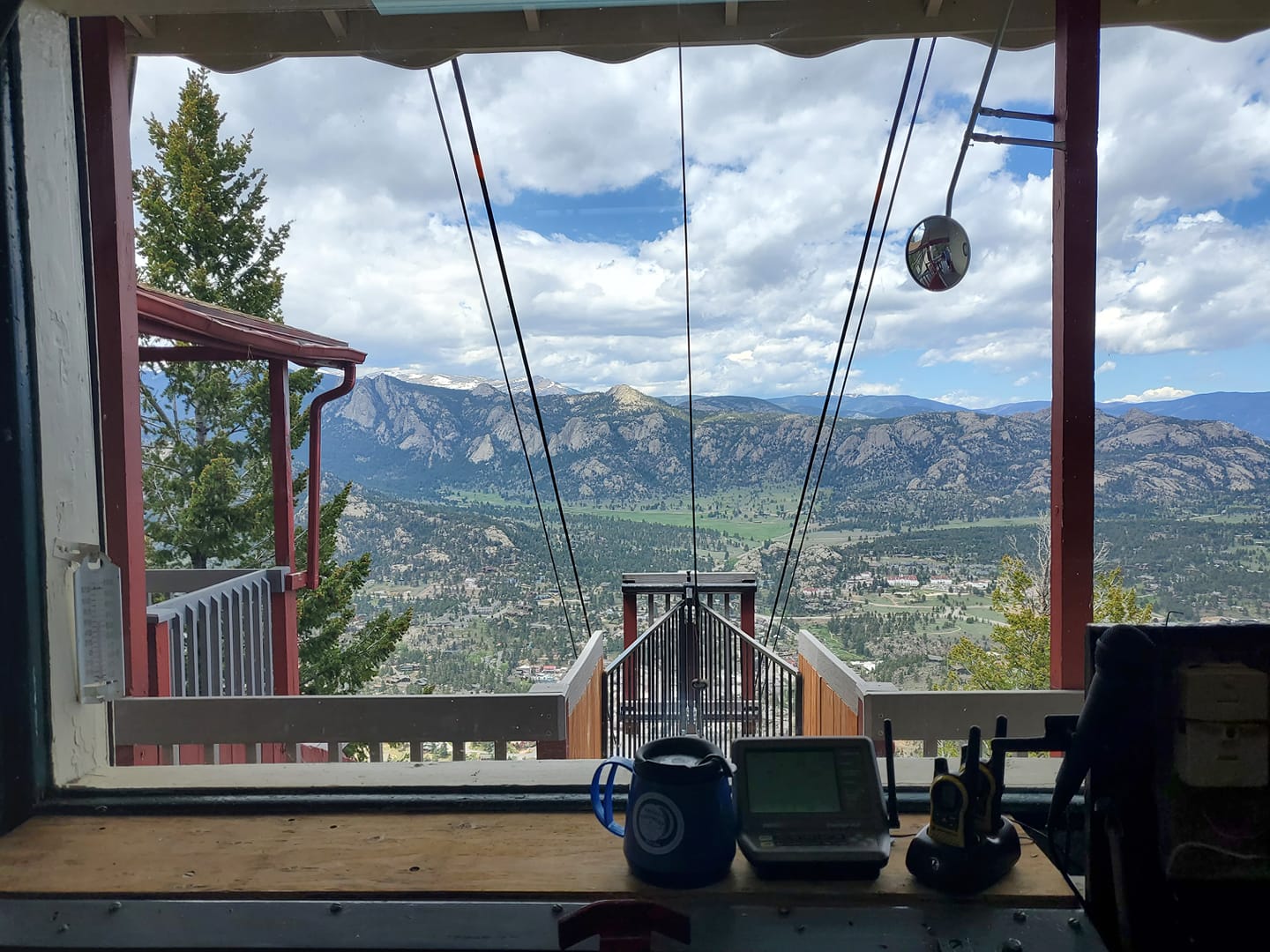 Image of the view from Estes Park Aerial Tram in Colorado