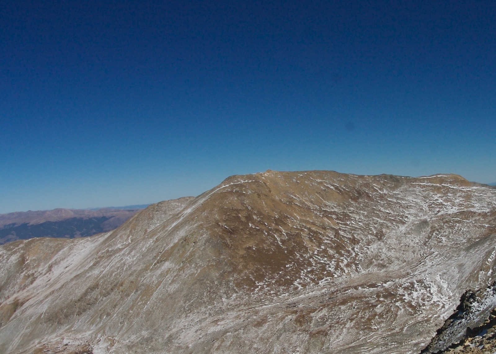 Mount Belford summit from Missouri