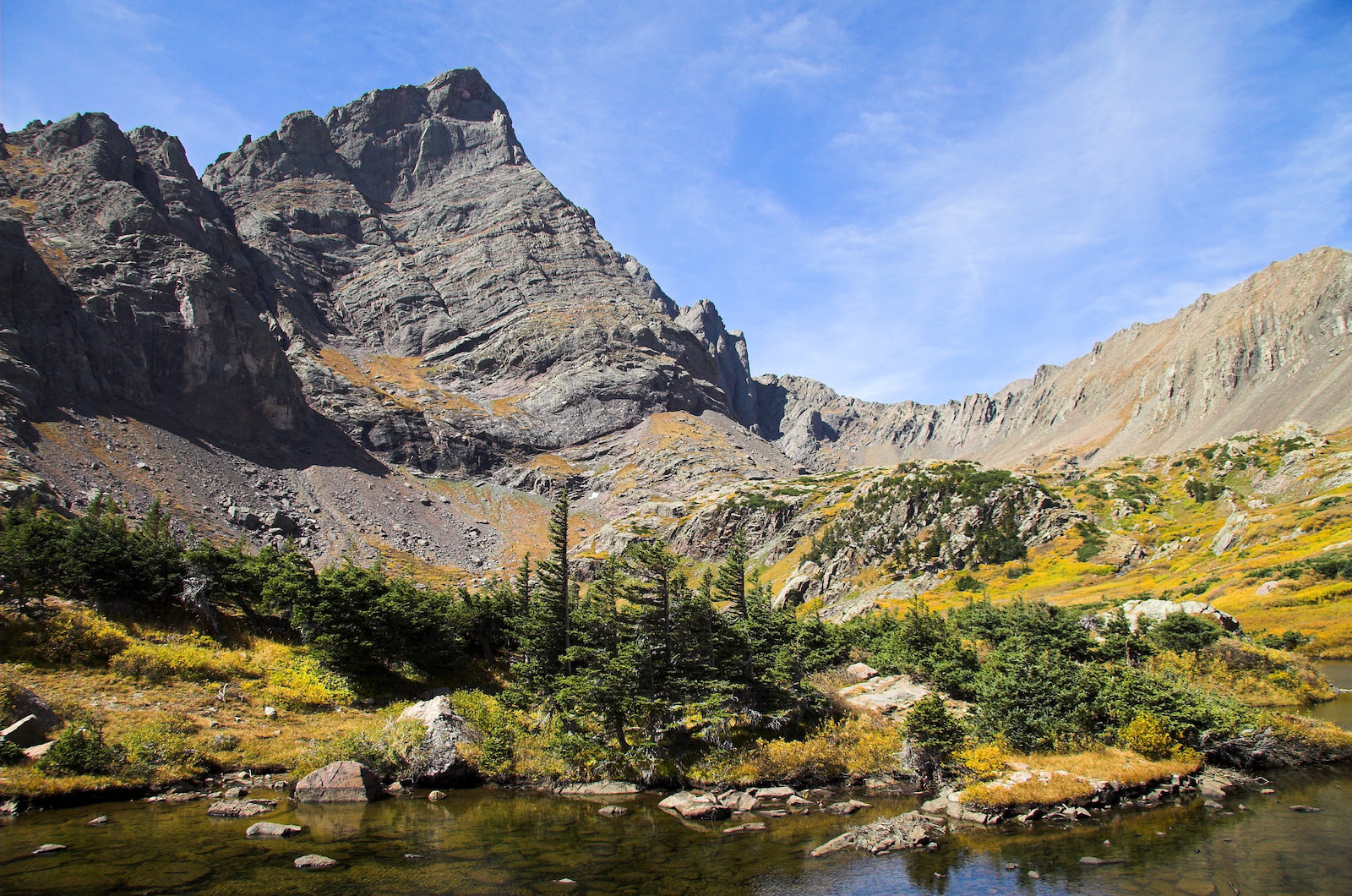 Image of the South Colony Lakes and Crestone Needle