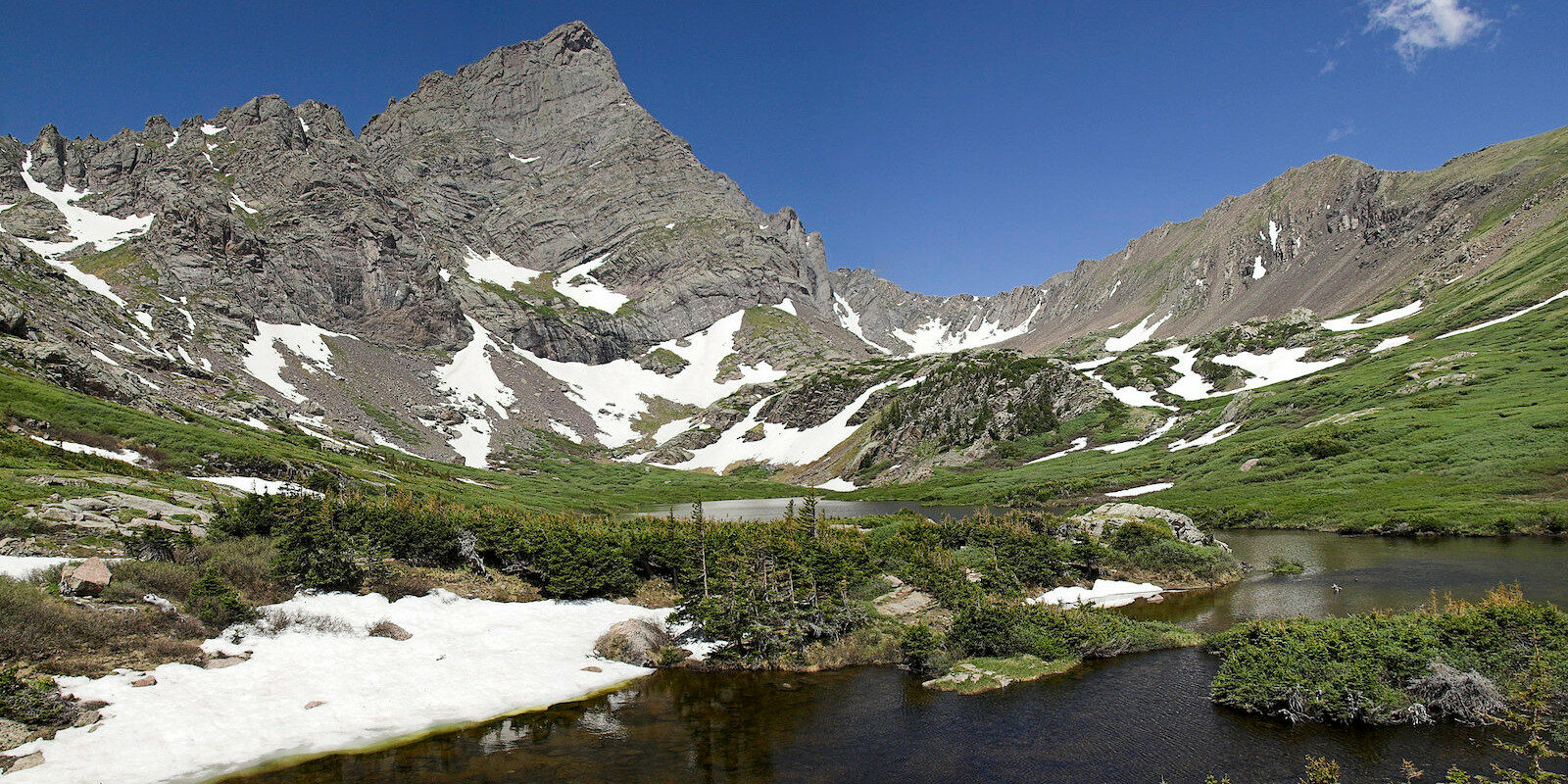 Image of the South Colony Lakes and Cresone Needle in Westcliffe, Colorado