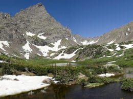 Image of the South Colony Lakes and Cresone Needle in Westcliffe, Colorado