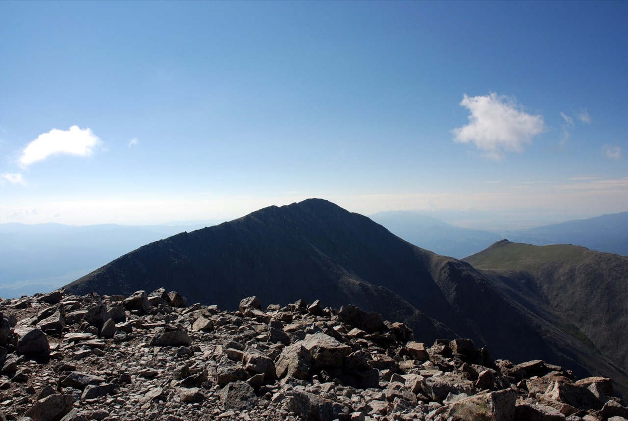 Mt Shavano Peak from Tabeguache Peak Summit