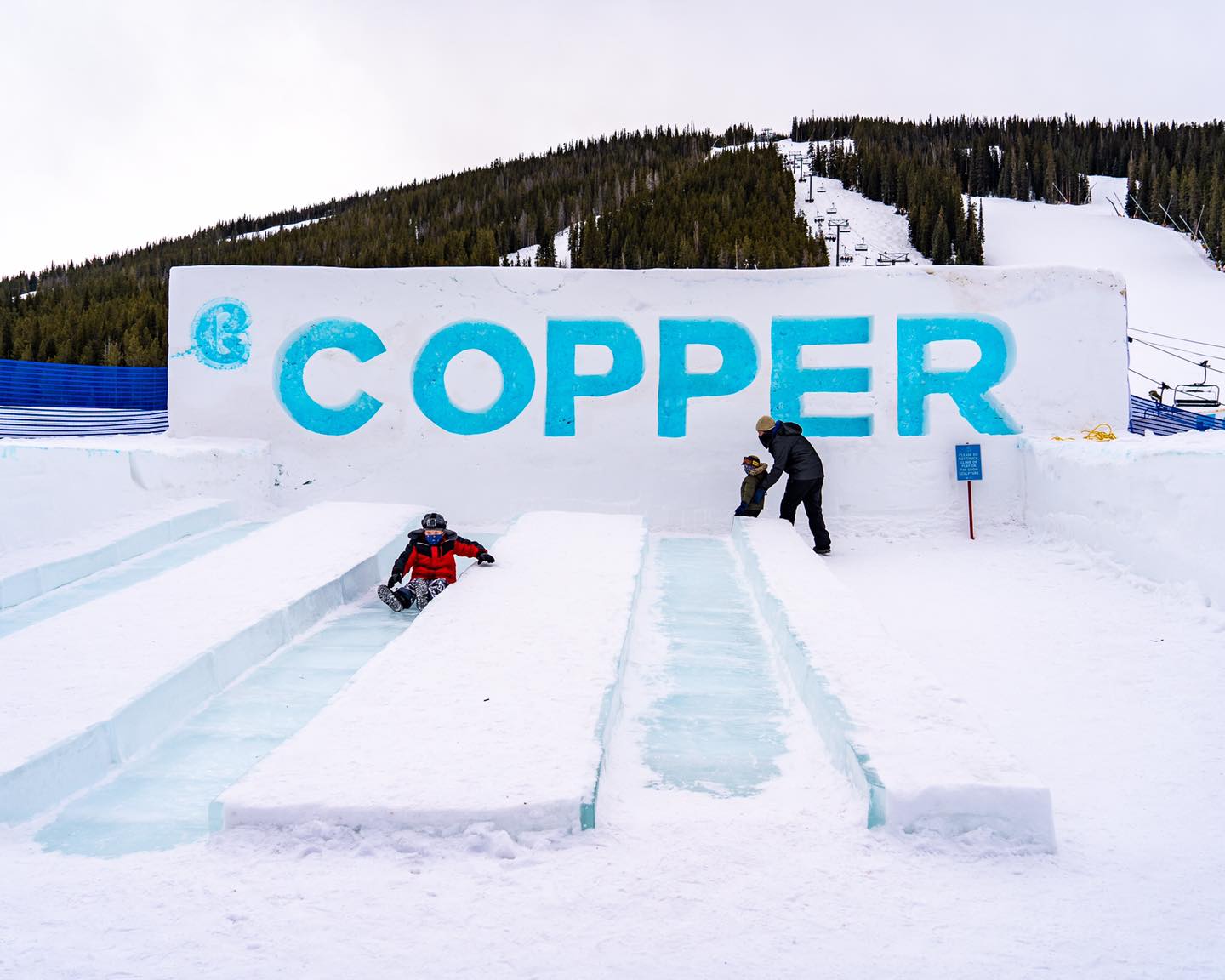 Copper Mountain Snow Slide, CO
