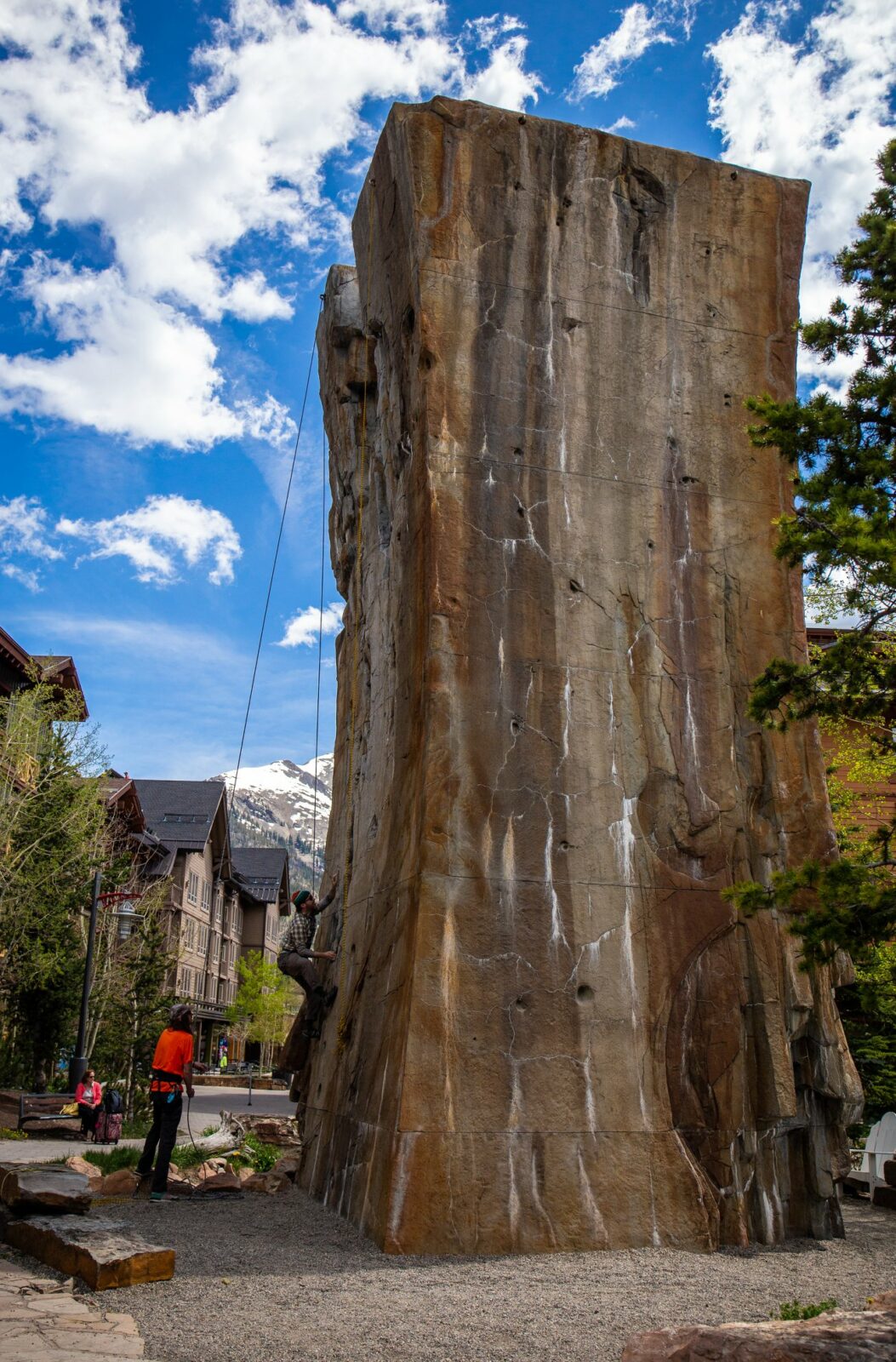 Outdoor Climbing Wall, CO