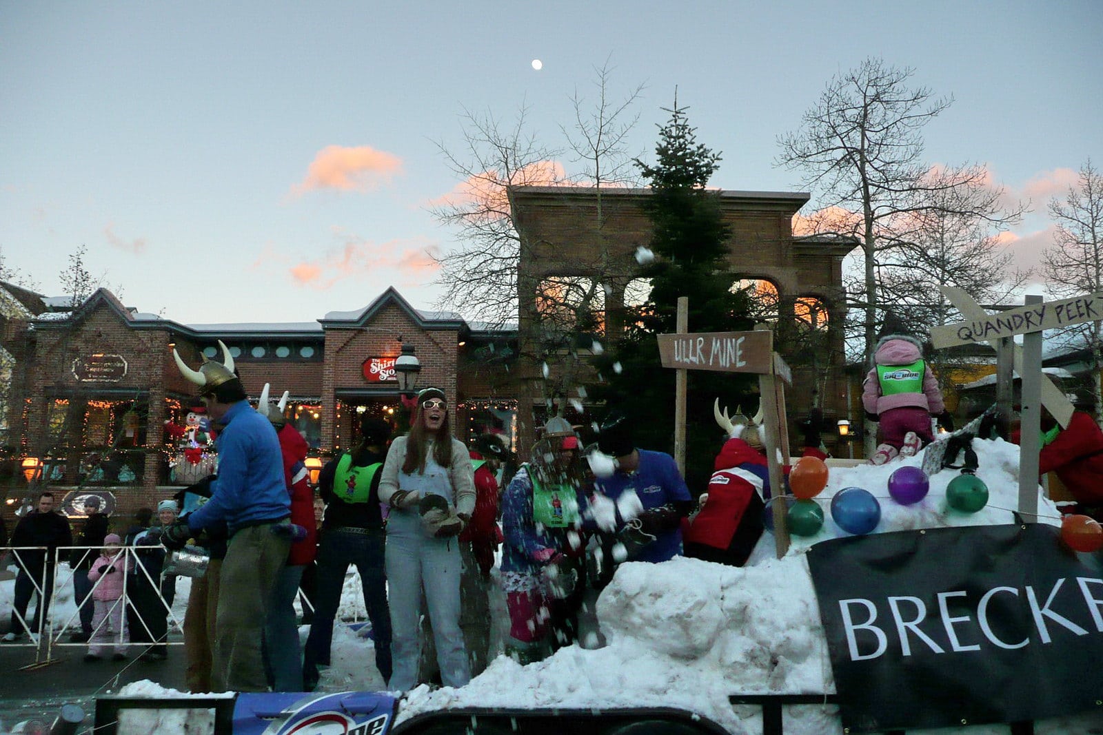 Image of the Breckenridge Ullr Festival Parade in Colorado