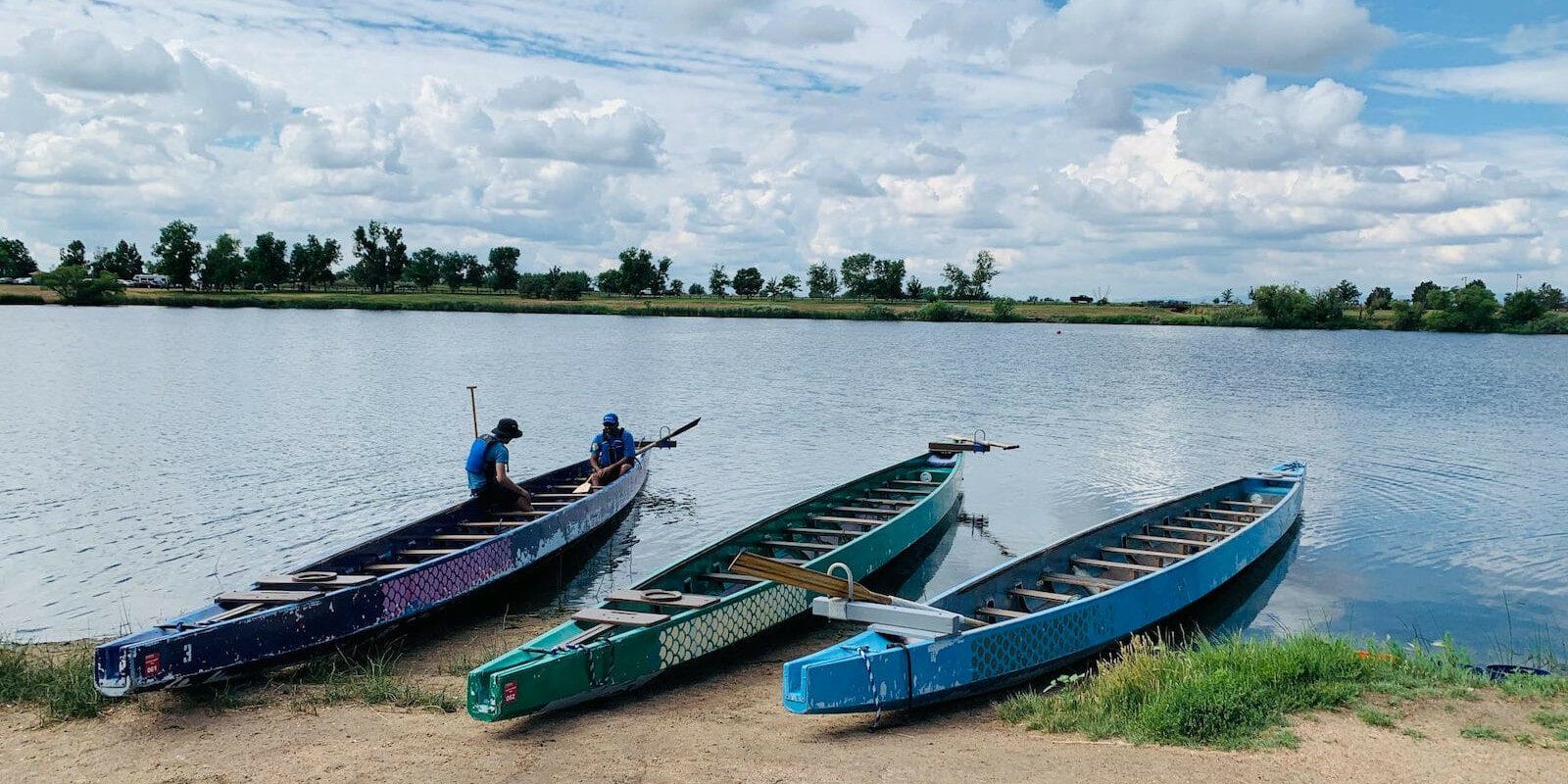 Image of the dragon boats