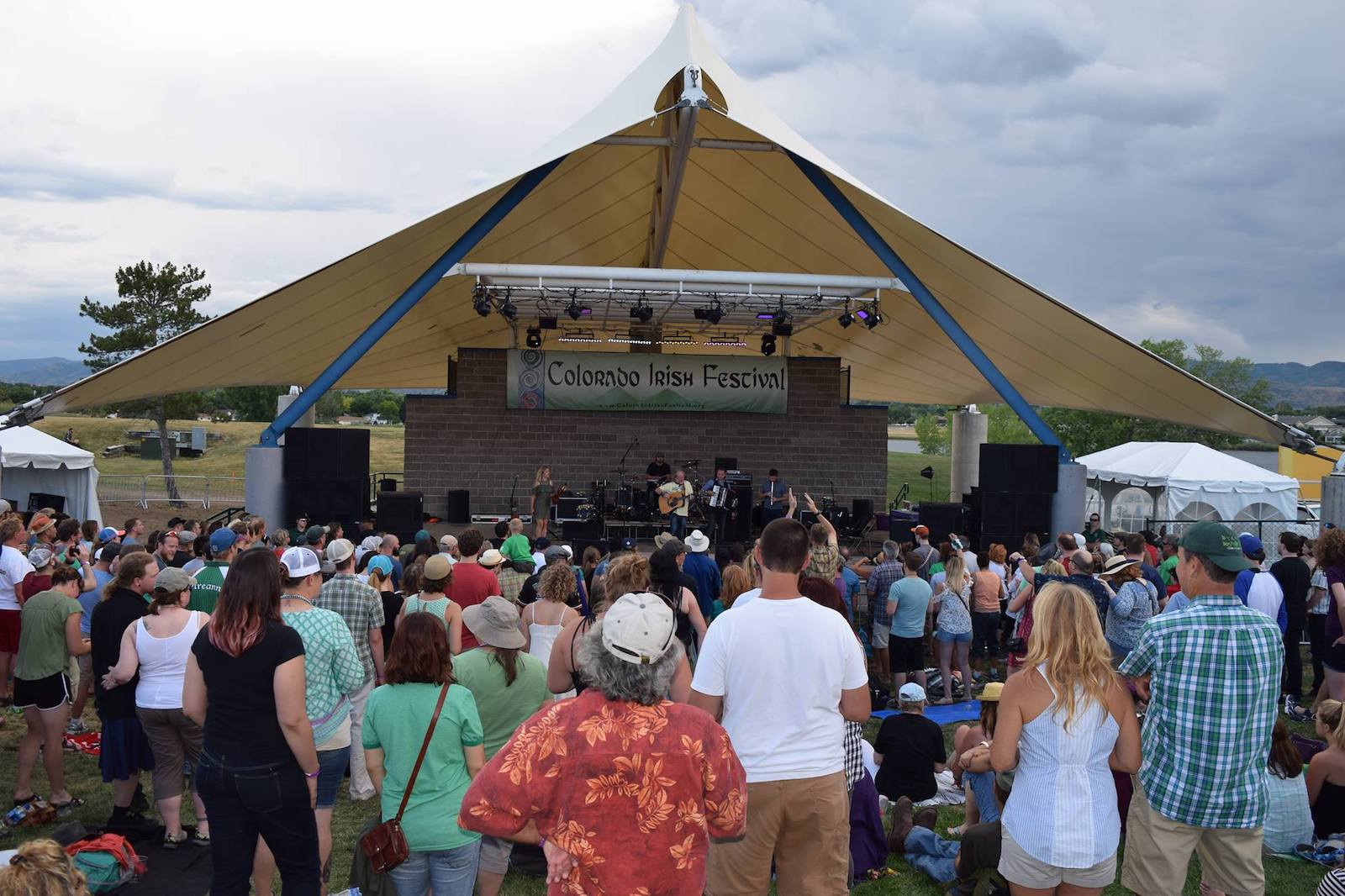 Image of the crowd at the Colorado Irish Festival in Littleton, CO