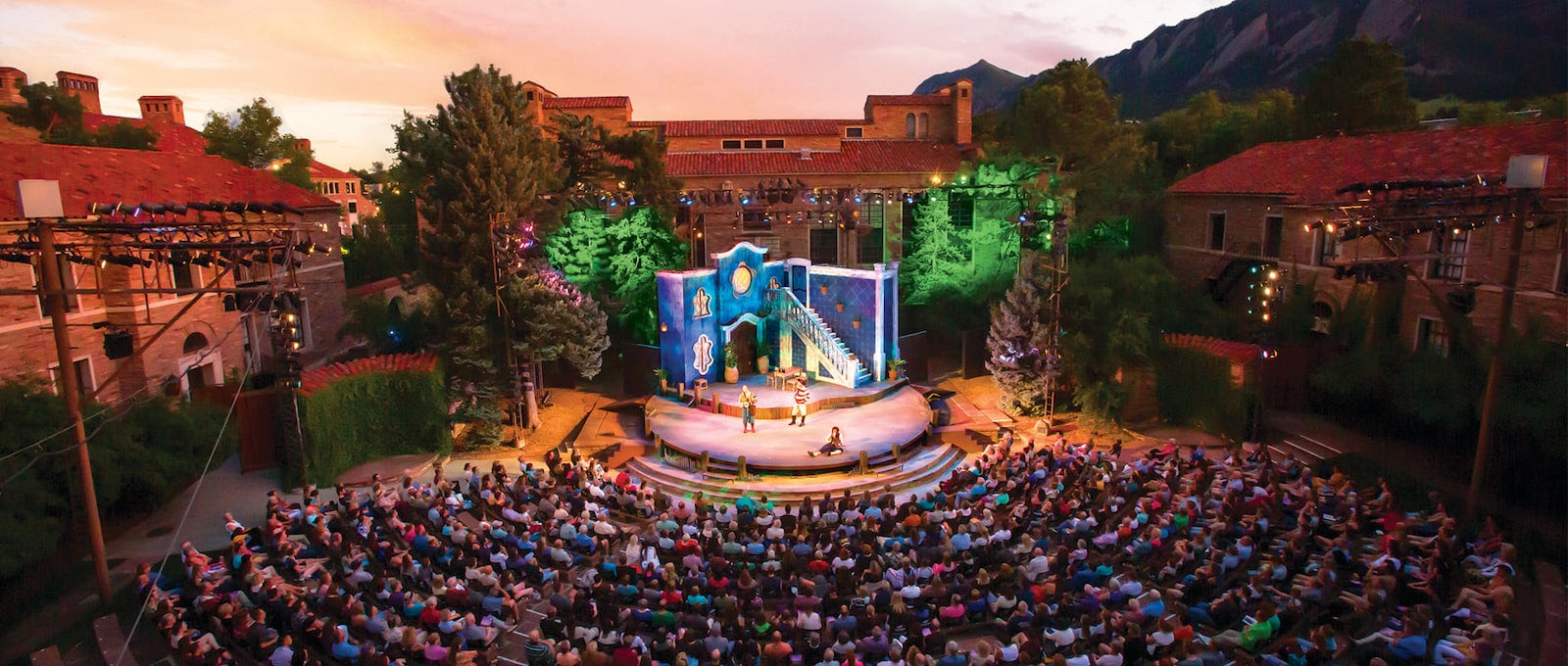 Image of the stage at the Colorado Shakespeare Festival