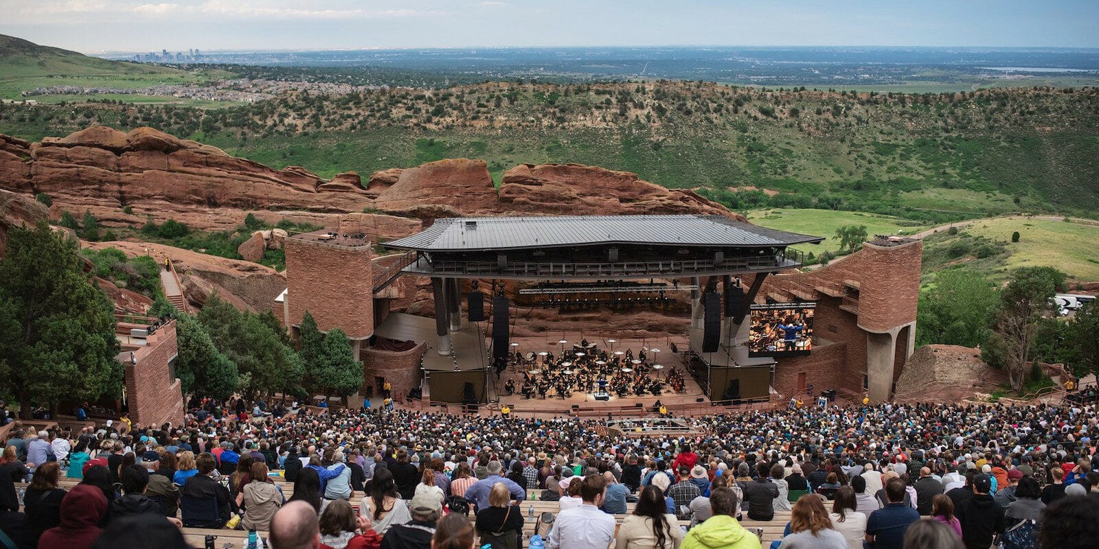 Image of the Red Rock Amphitheatre in Morrison, CO