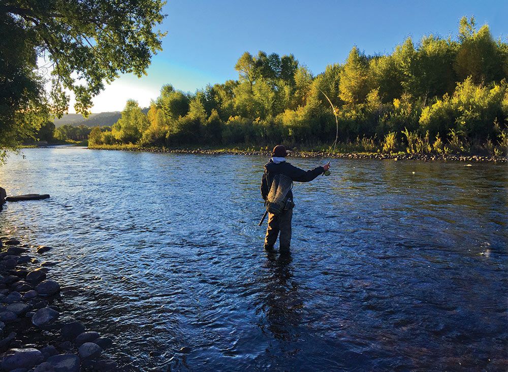 image of fly fishing in south fork