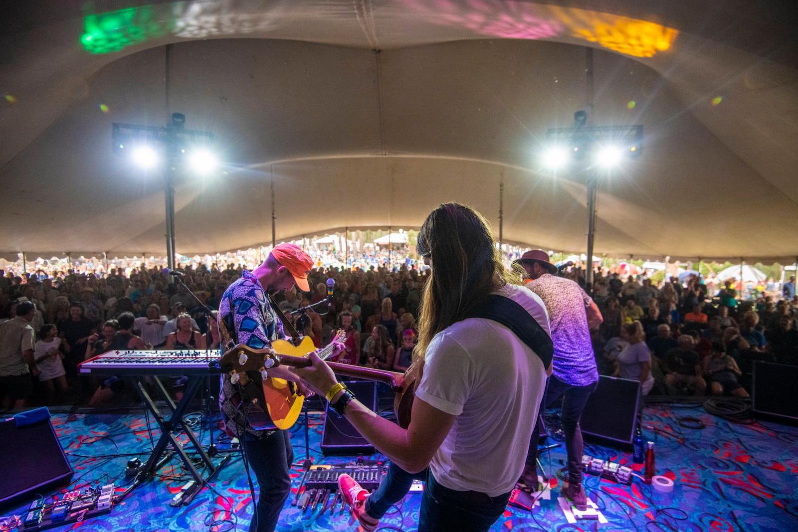 Image of The East Pointers playing at Four Corners Folk Festival in Pagosa Springs, Colorado