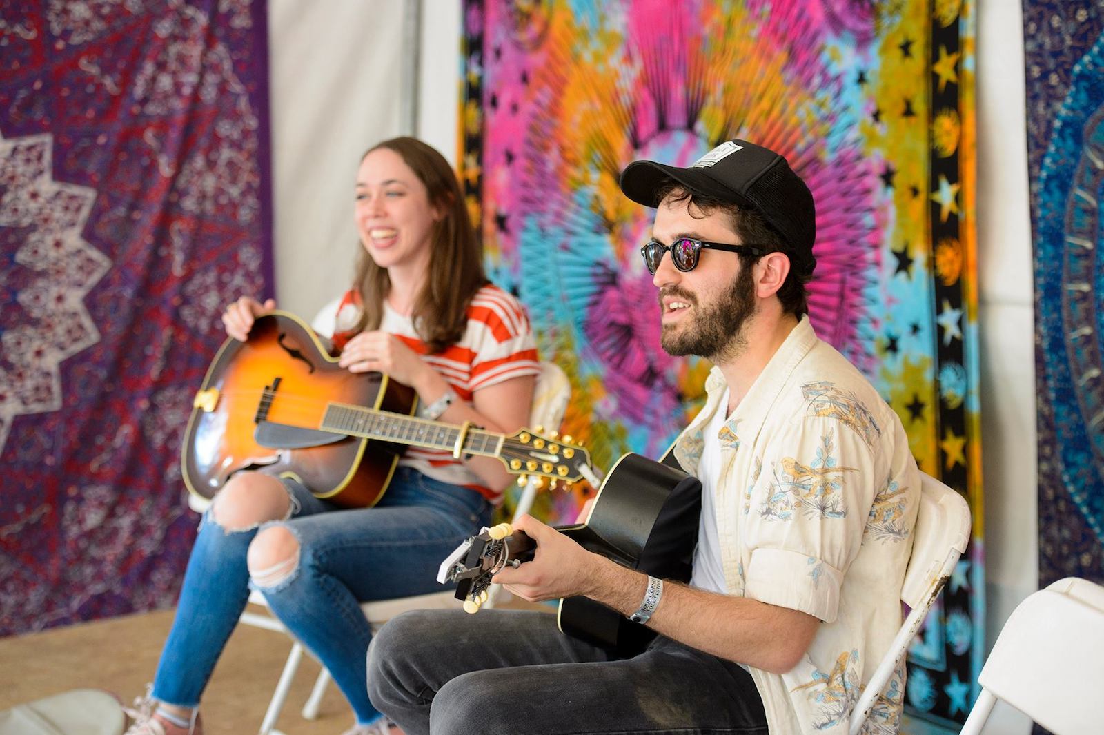 Image of a songwriting workshop at Four Corners Music Festival in Pagosa Springs, Colorado