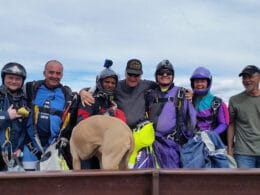 Image of the jump team from High Sky Adventures Parachute Club in Colorado