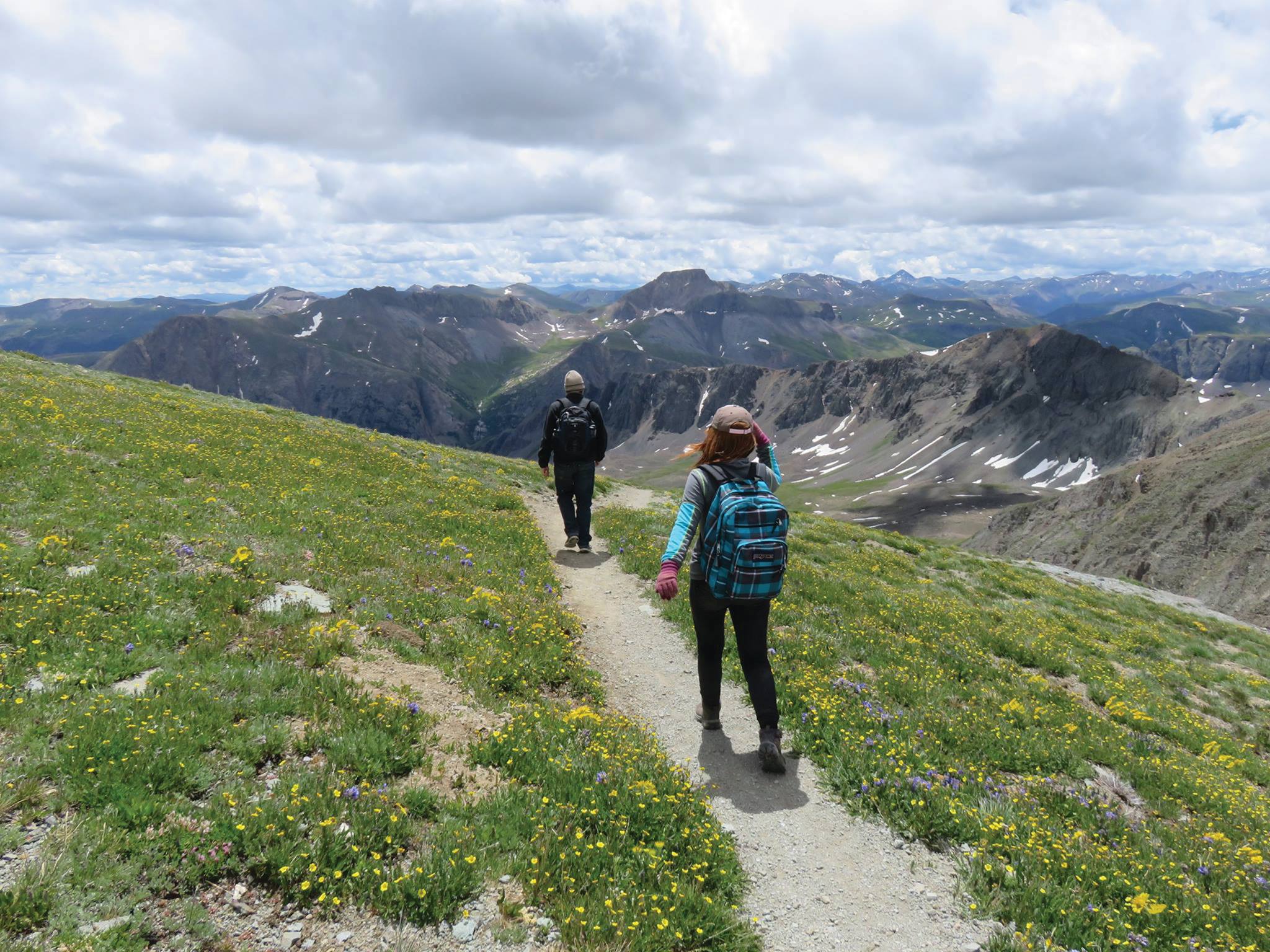 image of hiking in lake city