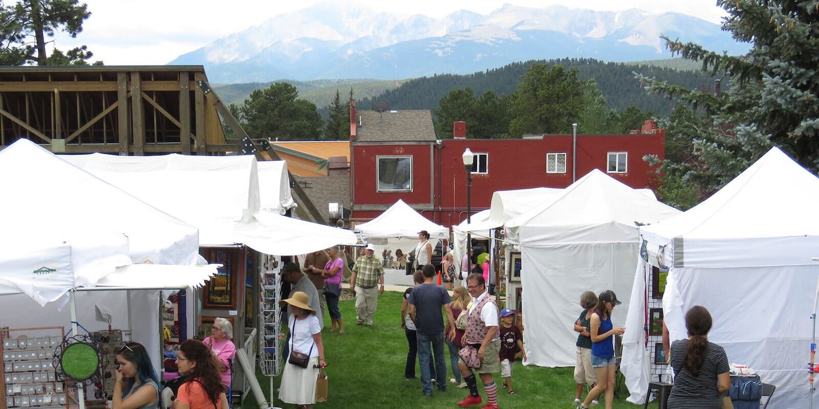 Image of the Mountain Arts Festival in Woodland Park, Colorado