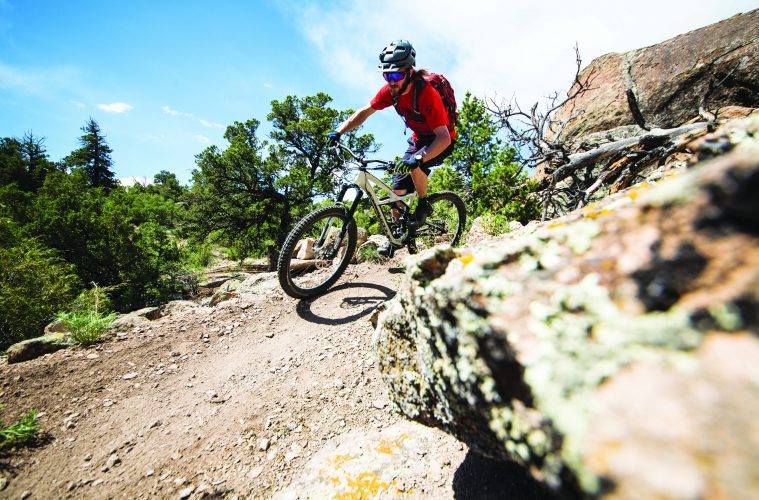 image of mountain biking in south fork