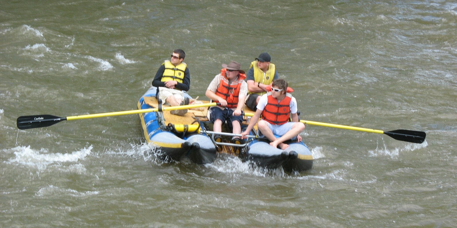 Image of people rafting in Durango