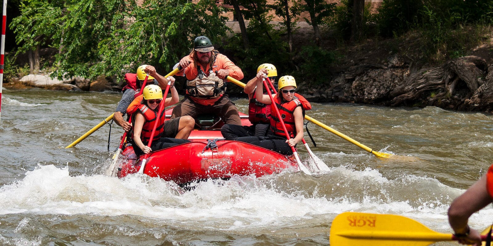 Image of rafters at the Royal Gorge Whitewater Festival in Canon City, Colorado