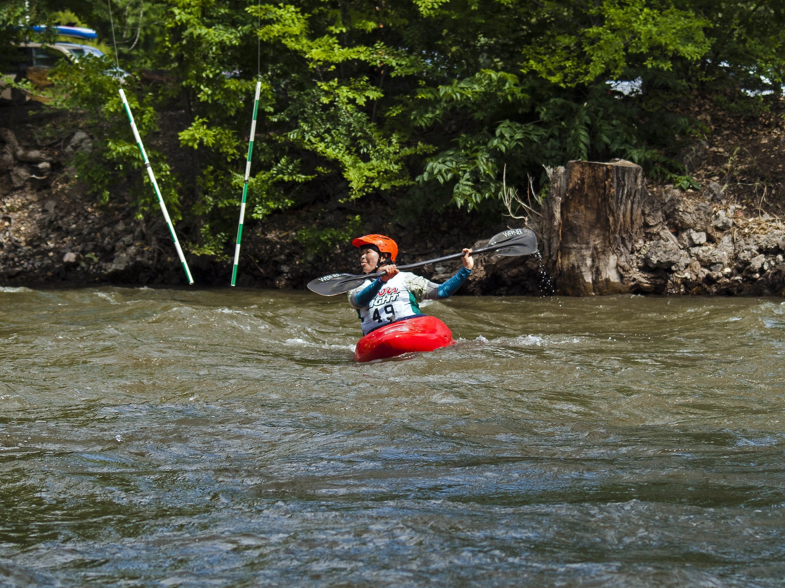 Image of a kayaker at Royal Gorge Whitewater Festival in Canon City ,CO