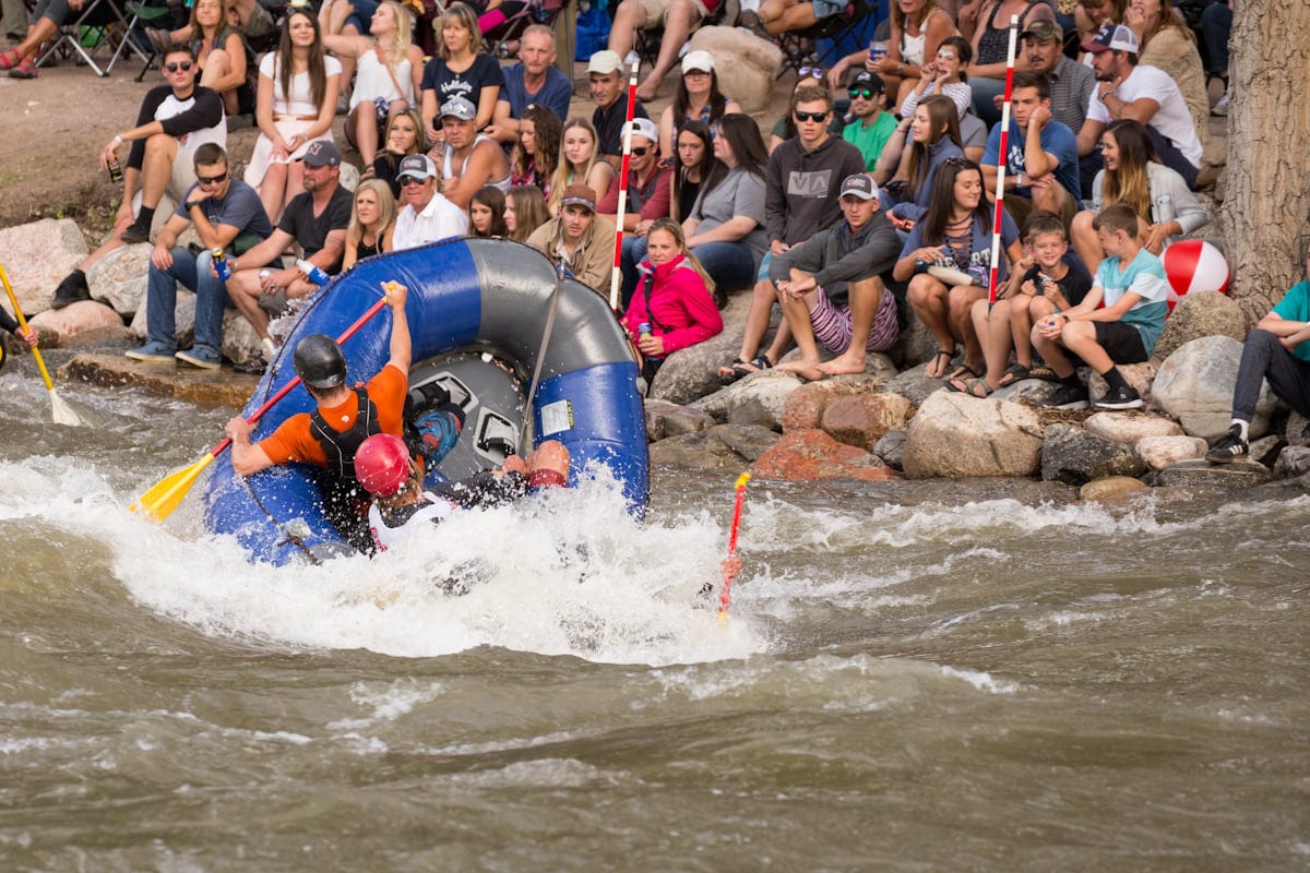 Image of rafters at the Royal Gorge Whitewater Festival in Canon City