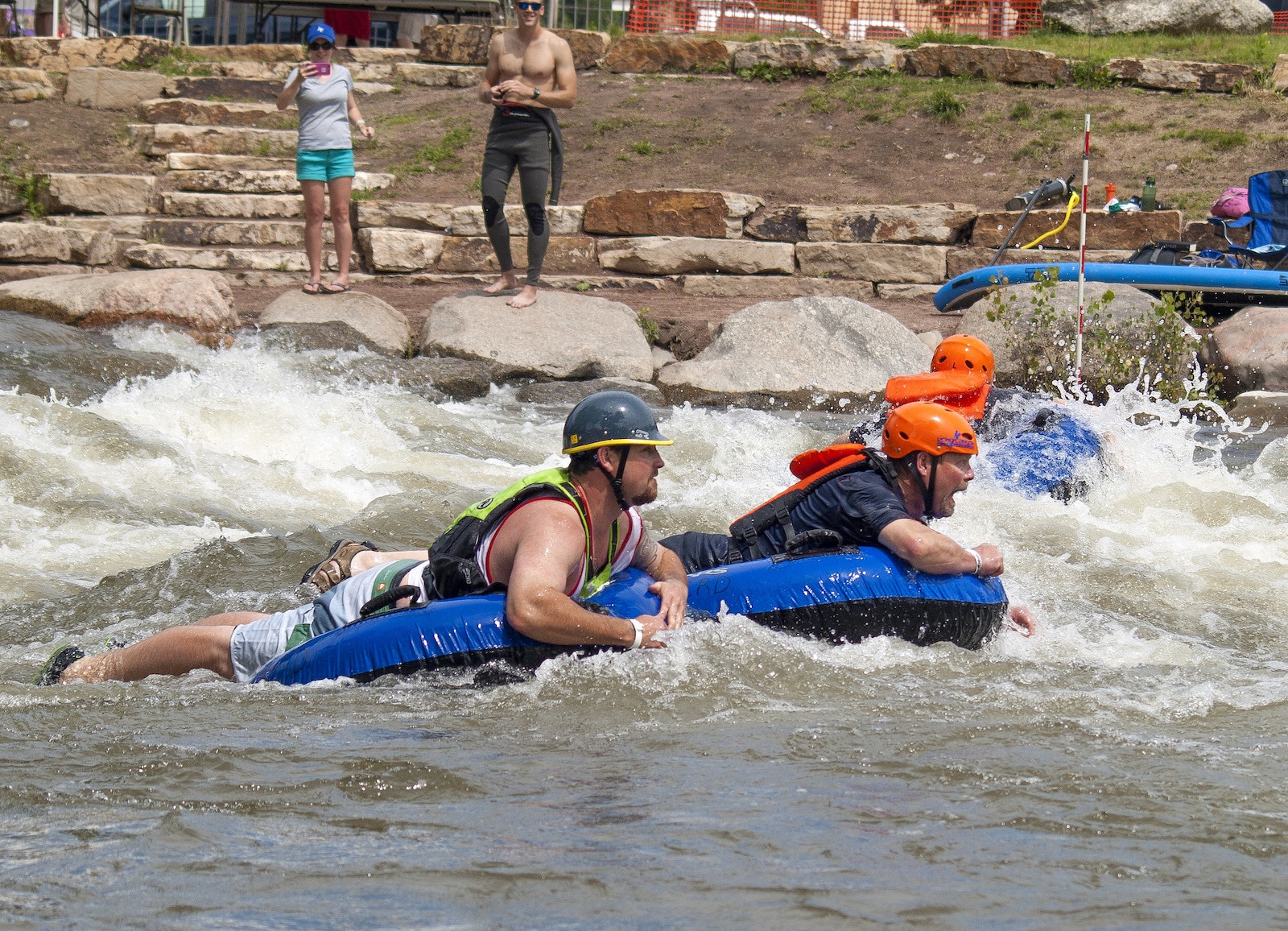 Image of tubers at the Royal Gorge Whitewater Festival in Canon City, CO