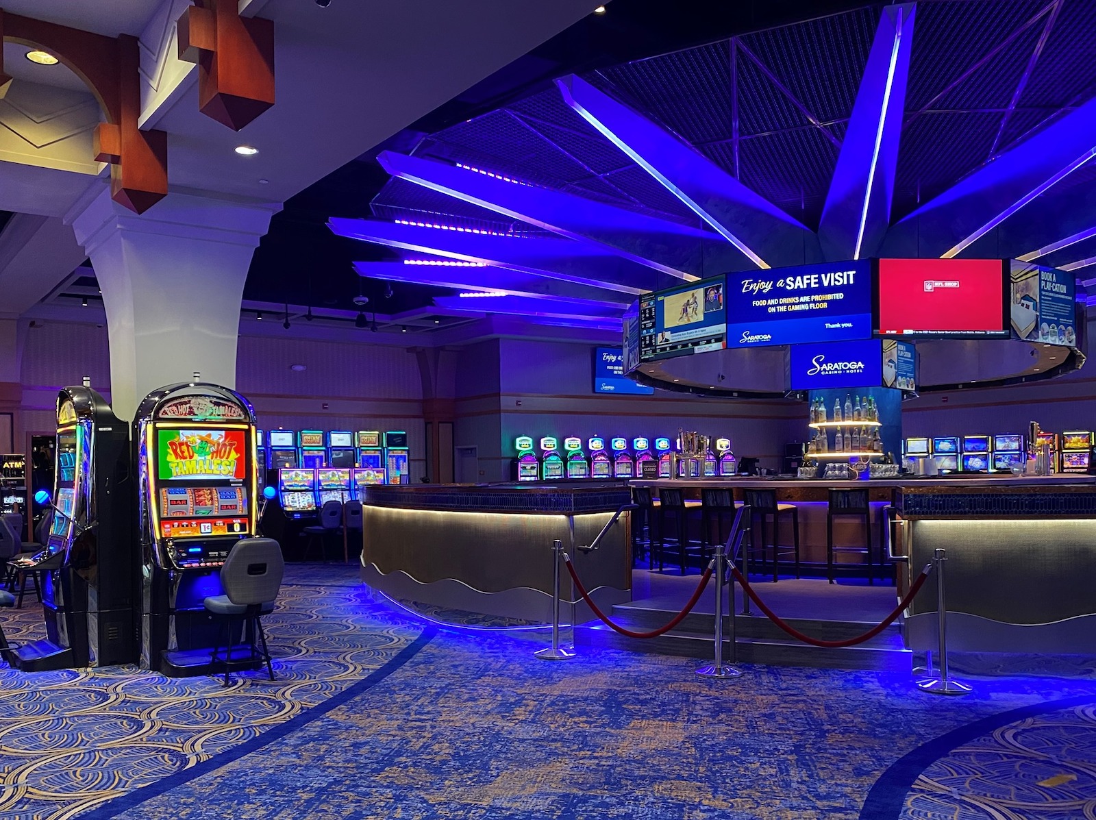 Image of the interior of Saratoga Casino in Black Hawk, Colorado