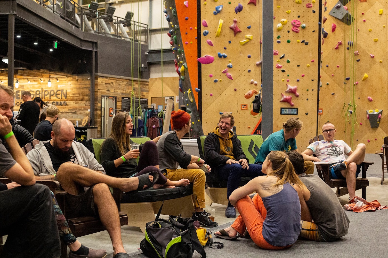 Image of climbers at Ubergrippen Indoor Climbing Crag in Denver, Colorado