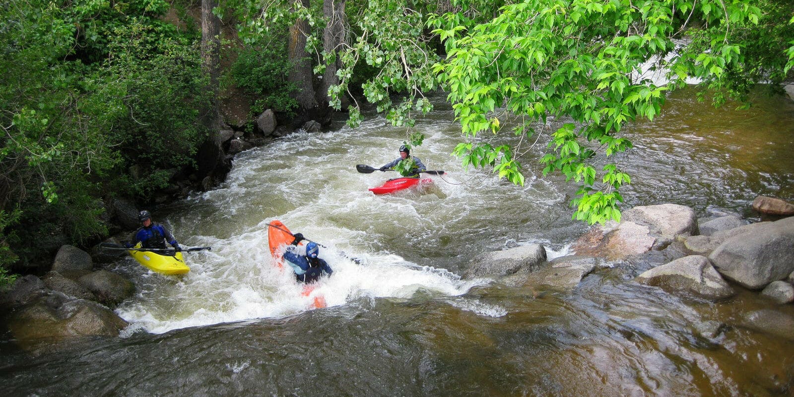 Image of people kayaking