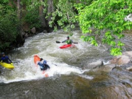 Image of people kayaking