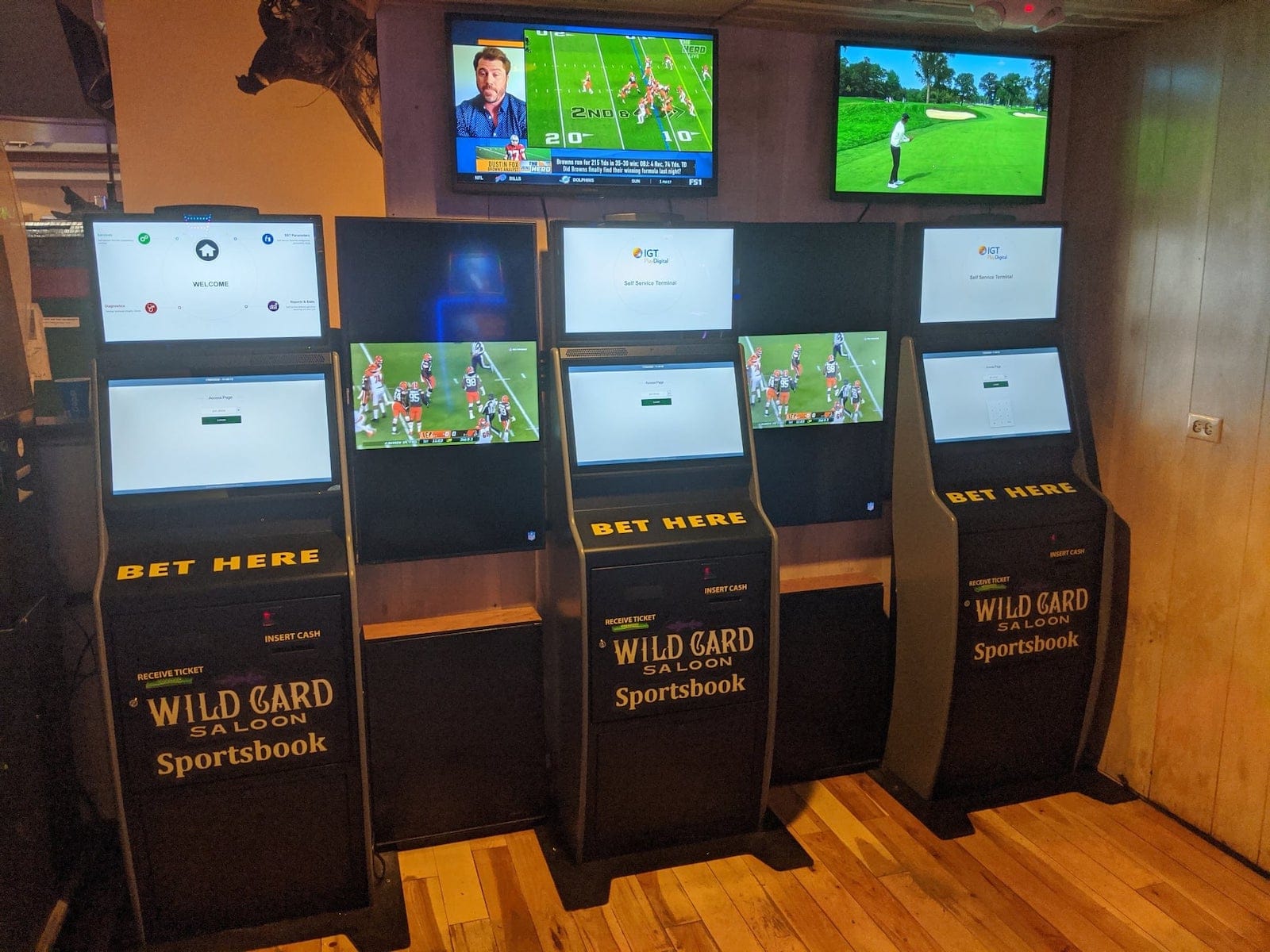 Image of the Sportsbook at Wild Card Saloon in Black Hawk, Colorado