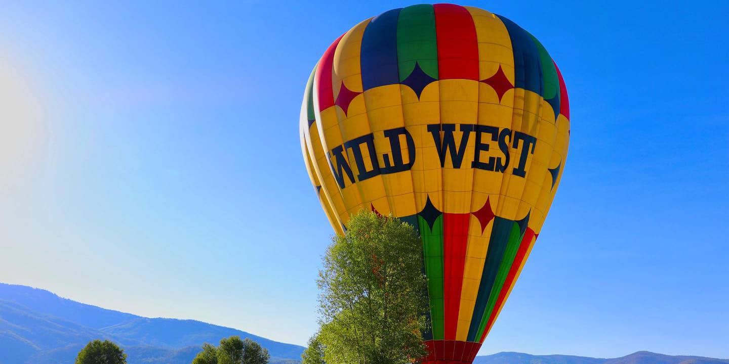 Image of a hot air balloon from Wild West Balloon Adventures in Steamboat Springs, CO