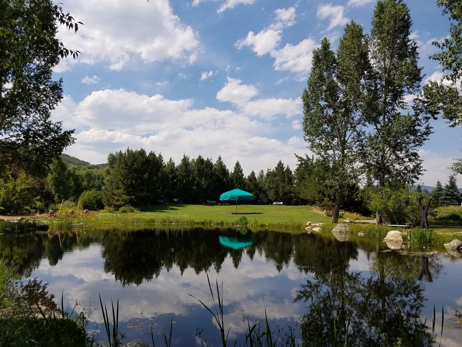 Image of the Yampa Valley Botanic Gardens in Steamboat Springs, Colorado