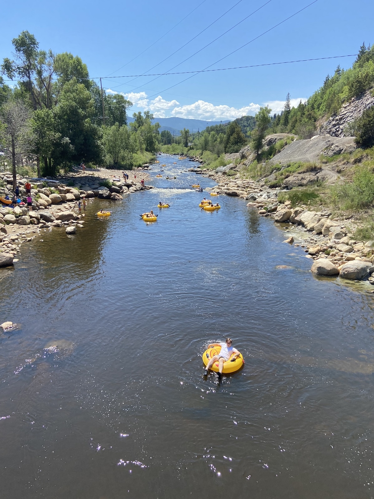 Yampa River Tubers Steamboat Springs CO