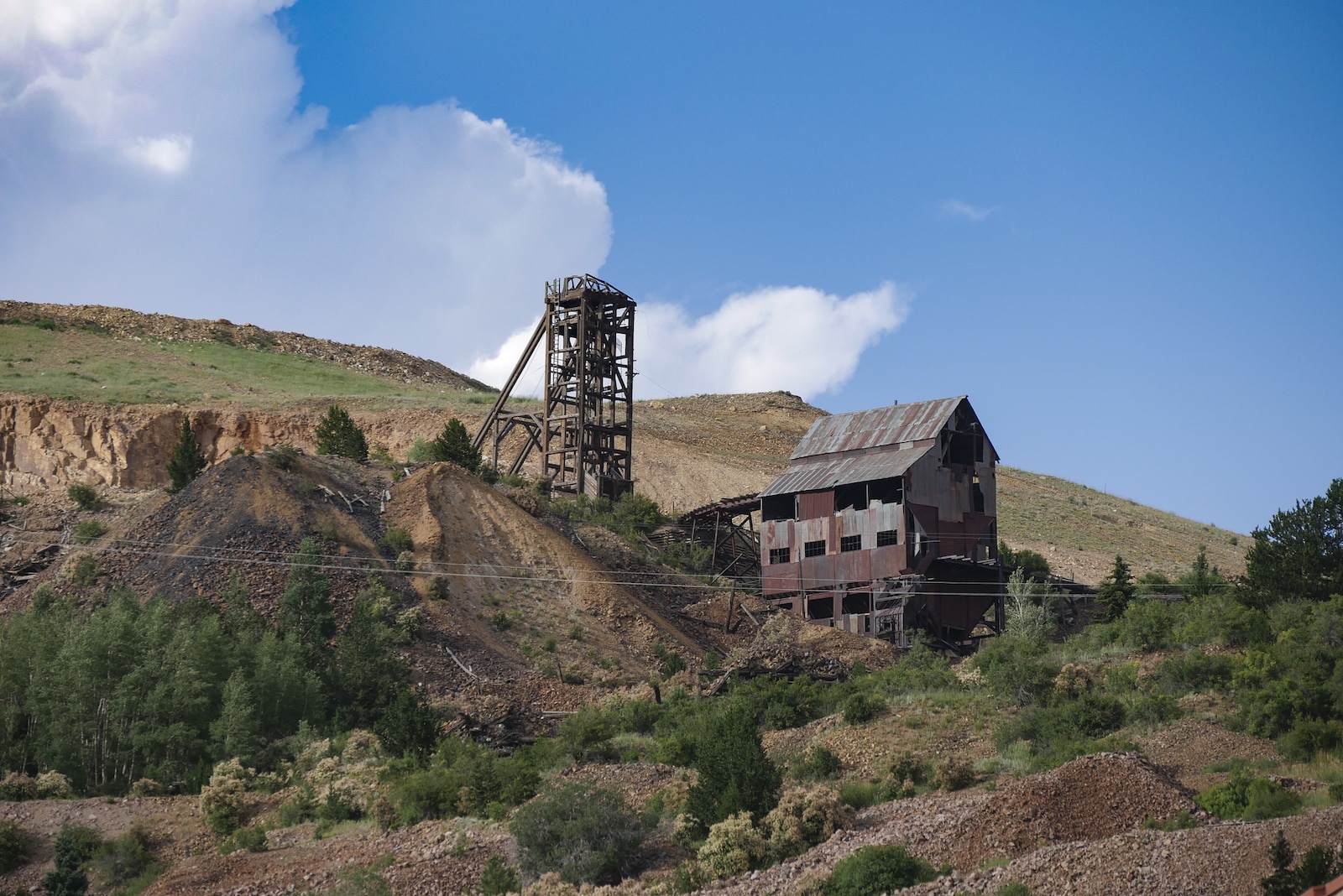 Abandon Mine overlooking Victor, Colorado