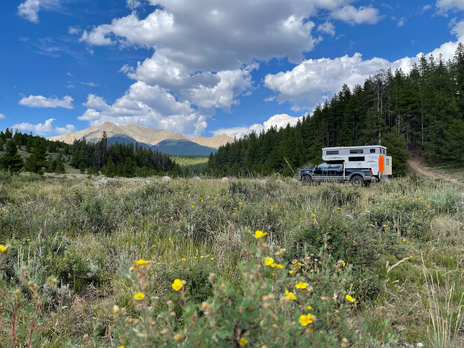 Dispersed camping in Colorado