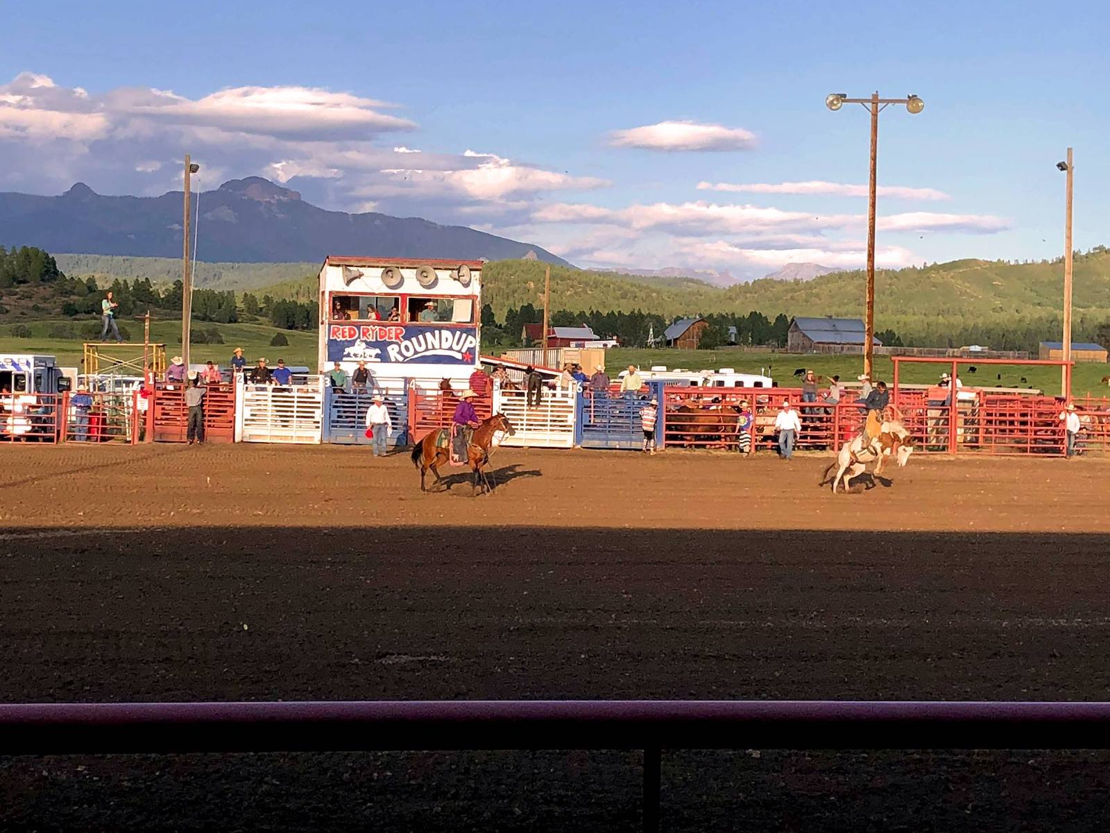 Image of a rodeo at the Archuleta County Fair in Pagosa Springs, Colorado