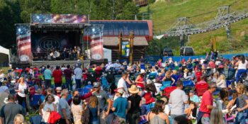 Image of people enjoying July 4th together in Beaver Creek, Colorado