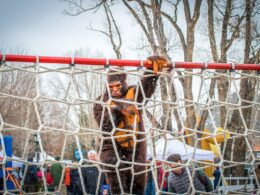 Image of Bigfoot going over an obstacle at Bigfoot Days in Estes Park, Colorado