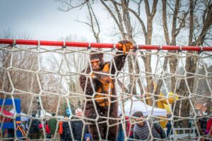 Image of Bigfoot going over an obstacle at Bigfoot Days in Estes Park, Colorado