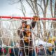 Image of Bigfoot going over an obstacle at Bigfoot Days in Estes Park, Colorado