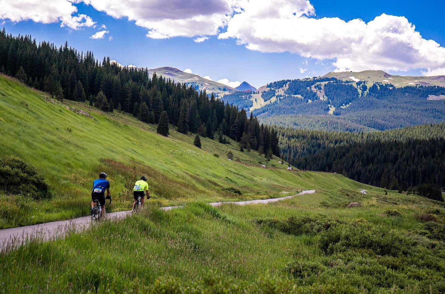 image of biking at copper mountain